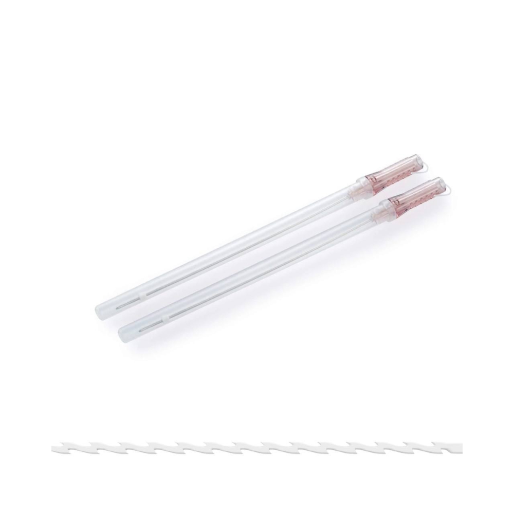 Мезонити Velancia COG ELLIPSE WAVE W-cannula 18G 100mm PCL USP (1) 165mm