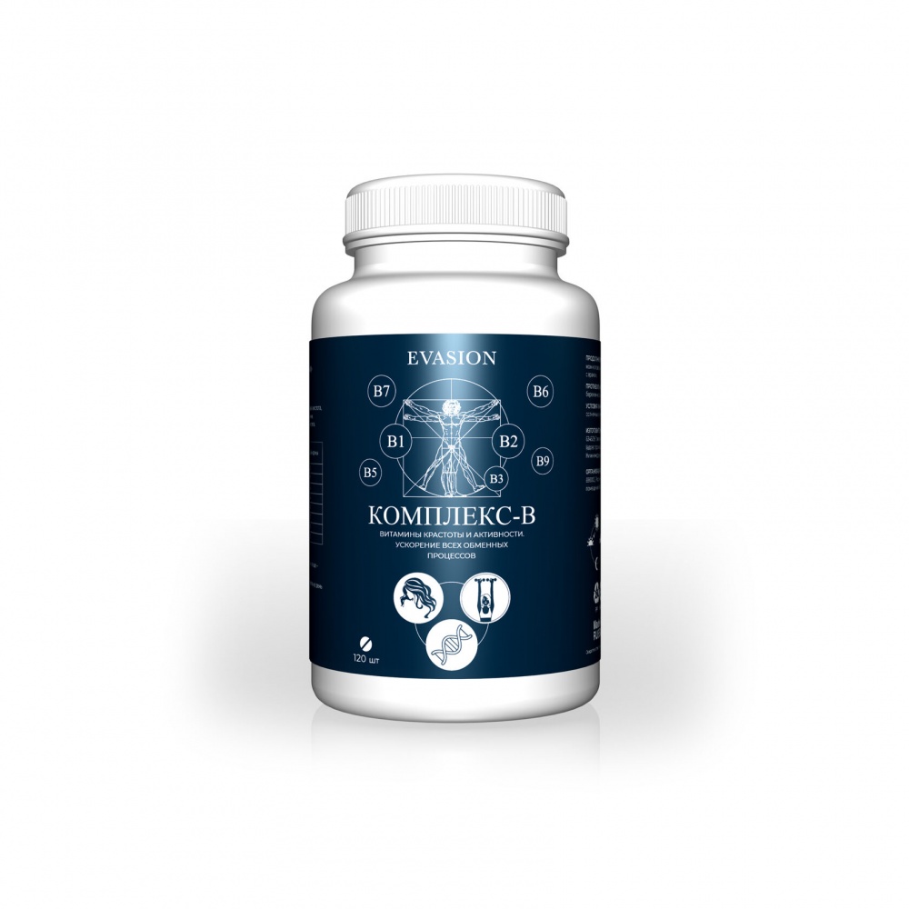 Evasion БАД комплекс-B, 120 таблеток
